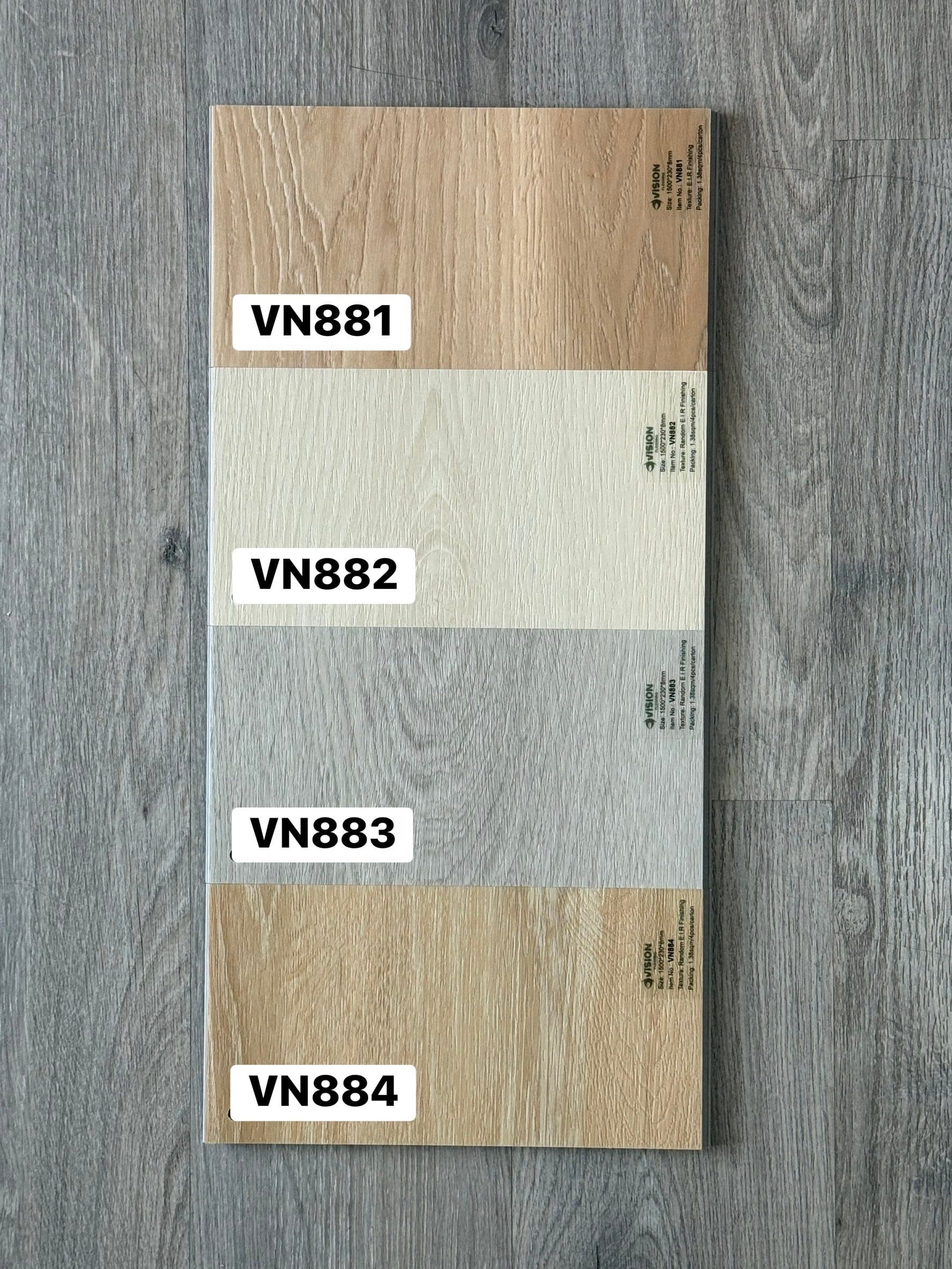 แผ่นพื้น SPC VISION FLOORING ขนาด 230 X 1500 X 8 มม. หนา 8 มม. รุ่น VN-881_2
